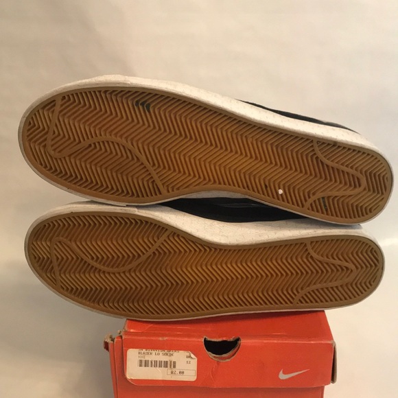 Nike Air Blazer Suede Men’s 12 Black White Grey - Picture 4 of 4